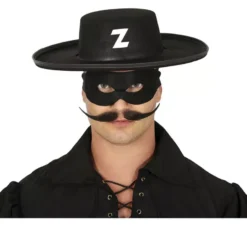Cappello da zorro nero feltro