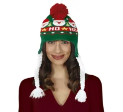 Cappello di Babbo Natale con trecce