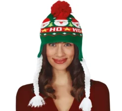 Cappello di Babbo Natale con trecce