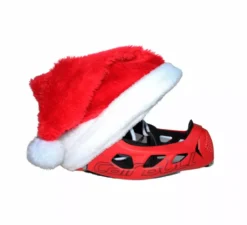 Cappello di Babbo Natale per Caschi da Moto con Fissaggio