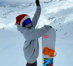 Cappello di Babbo Natale per Caschi da Moto con Fissaggio