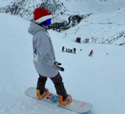 Cappello di Babbo Natale per Caschi da Moto con Fissaggio