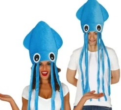 Cappello di calamaro blu