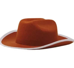 Cappello di feltro marrone da cowboy