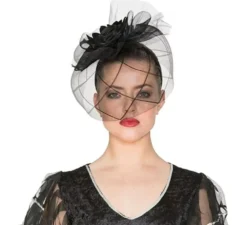 Cappello di vedova con fascia