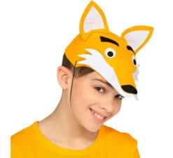 Cappello di volpe in feltro per bambini