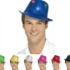 Cappello e luce con paillettes in vari colori