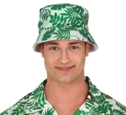 Cappello hawaiano a forma di palma per adulti