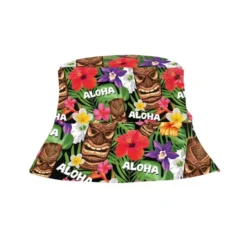 Cappello hawaiano floreale Aloha per adulti