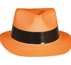 Cappello in plastica da gangster colori assortiti