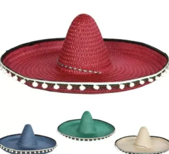 Cappello messicano in colori assortiti 55 cm