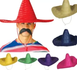 Cappello messicano in vari colori 50 cm