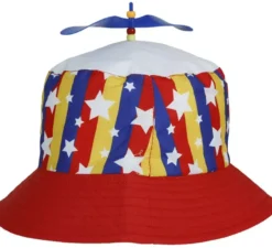 Cappello multicolore con elica