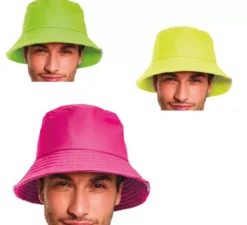Cappello neon in vari colori per adulto