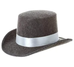 Cappello nero con nastro nero