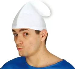 Cappello o cappello nano bianco