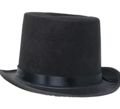Cappello o cilindro di feltro nero