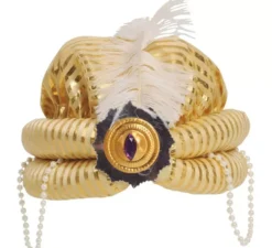 Cappello o turbante di maharajah o pagina reale