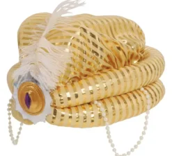 Cappello o turbante di maharajah o pagina reale
