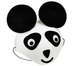 Cappello panda in feltro per bambini
