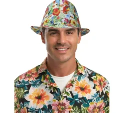 Cappello per adulti con flora e fauna tropicale