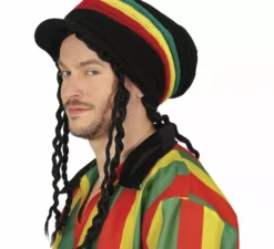 Cappello Rasta per adulti con visiera