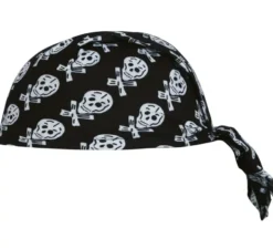 Cappello sciarpa con teschio pirata per bambini