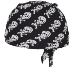Cappello sciarpa con teschio pirata per bambini