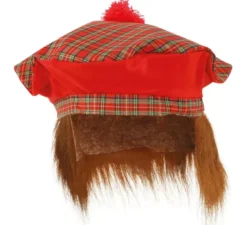 Cappello scozzese con capelli