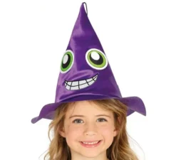 Cappello strega lilla per bambini