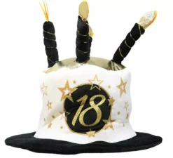 Cappello Vele Bianco e Nero 18 Anni