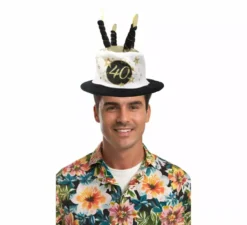 Cappello Vele Bianco e Nero Anni 40