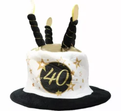 Cappello Vele Bianco e Nero Anni 40