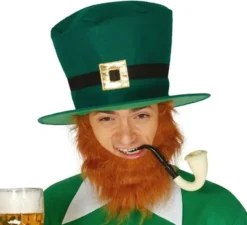 Cappello verde di San Patrizio o cuffietta di San Patrizio senza barba