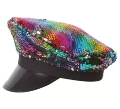 cap polizia Multicolor Paillettes Donne
