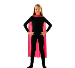 Cappotto da supereroe rosa 90 cm