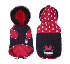 Cappotto imbottito classico per cani Minnie Mouse