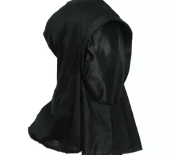 Cappuccio di stoffa nero per Halloween