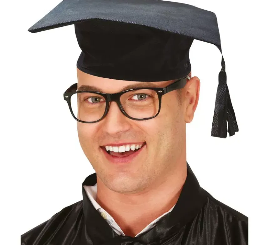 Cappuccio graduato di stoffa