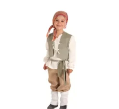 Carlos costume medievale contadino per un bambino