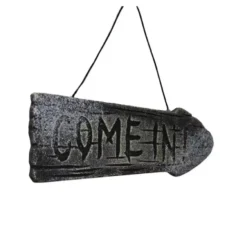 "Cartello ""Come In"" da appendere 39x12 cm"