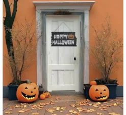 Cartello 'Happy Halloween' 34X19 cm