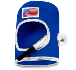 Casco blu da astronauta spaziale per bambino