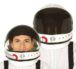 Casco da astronauta con visiera