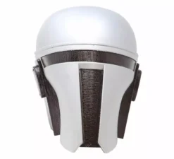 Casco da astronauta d'argento