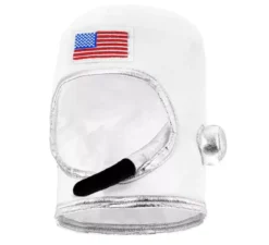Casco da astronauta USA bianco per adulto