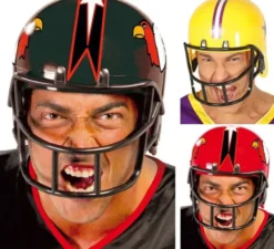 Casco da football americano in vari colori 58/60 cm di circonferenza intern