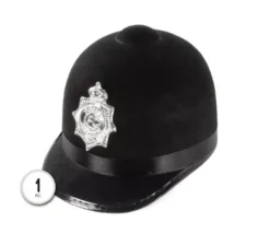 Casco da polizia inglese nero per adulti