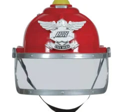 Casco da pompiere con sirena e luce