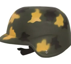 Casco militare con corda